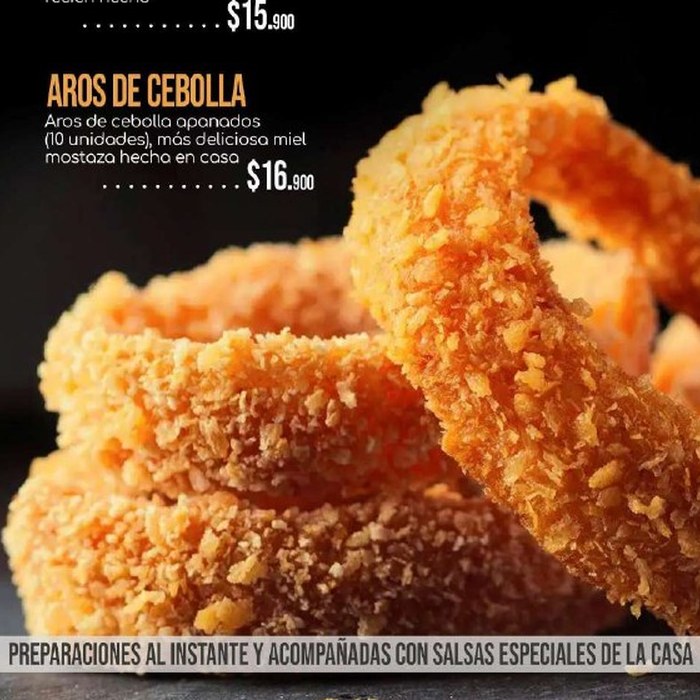 Entradas del menú