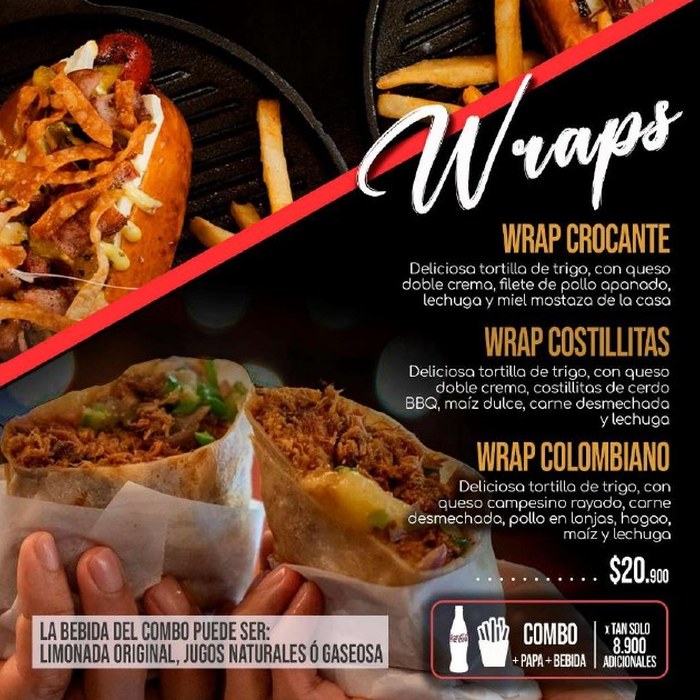 Perros y wraps